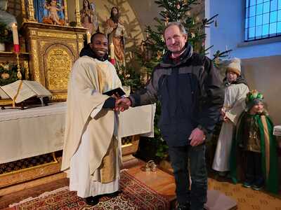 Begrüßung Kaplan Valentine 